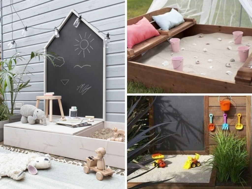 colt cu nisip pentru copii