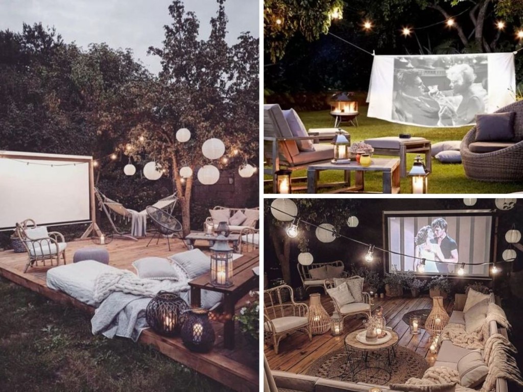 home theater in curtea din spate