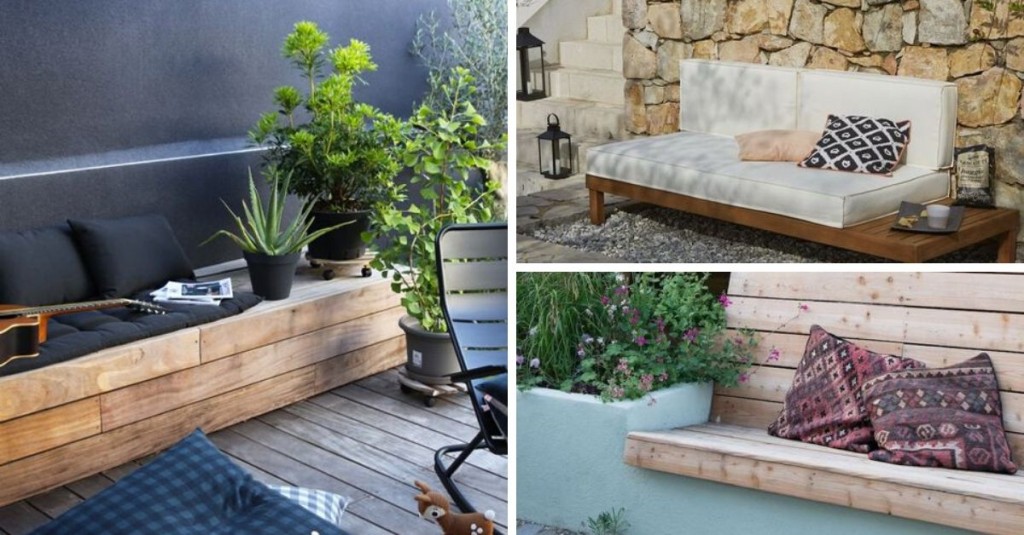 banca de terasa din lemn