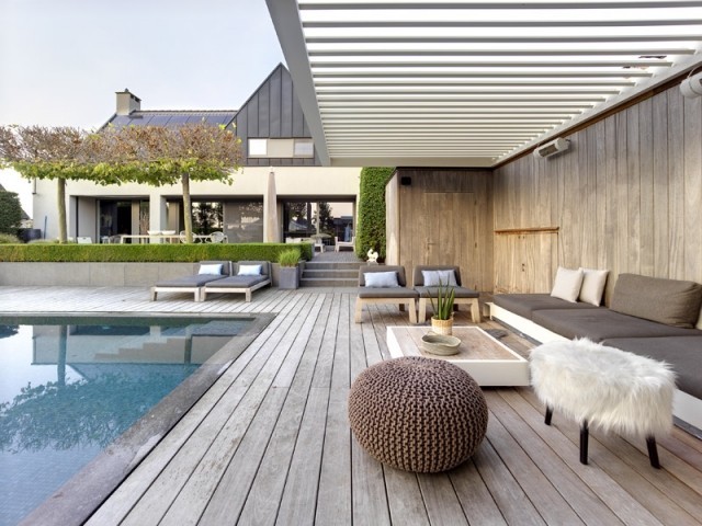 O pergola pentru a se adaposti de soare