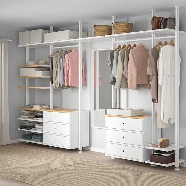 dressing elvarli cu lemn ikea
