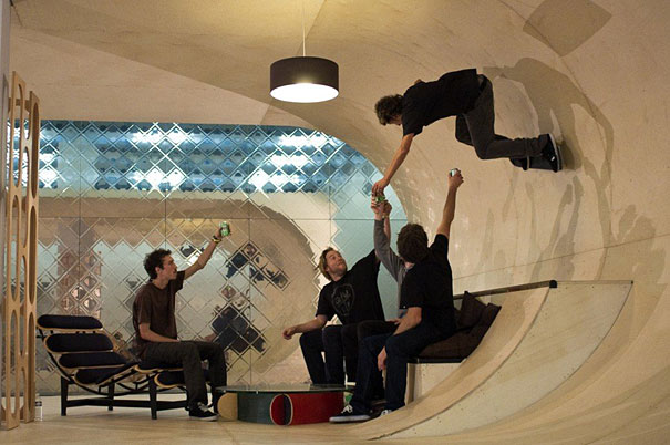 Sala de skate-park