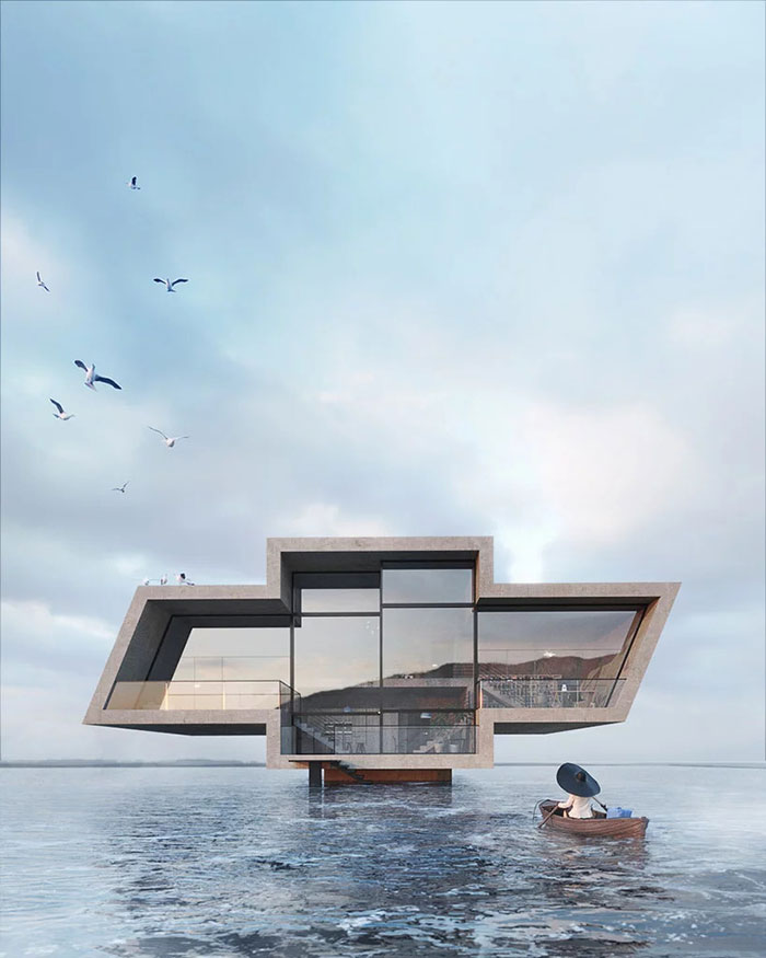 Aceste case sunt proiectate sub forma unor logo-uri celebre