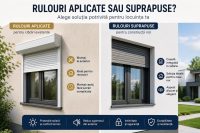 Comparație între rulouri aplicate pentru clădiri existente și rulouri suprapuse pentru construcții noi
